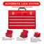 Metal Tool Box With 4 Drawers Portable Steel Tool Chest With Metal Cylinder Lock And Latch Closure-783549760