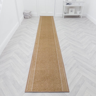Runner Geometric Machine Tufted Area Rug