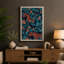 Leopards in Terracotta Boho Canvas Art Print-136794019-136794020
