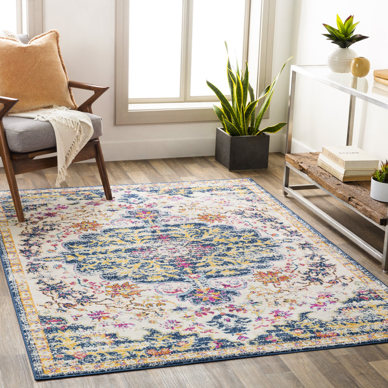 Fleeman Oriental Indoor Rug, Rectangle 5'3" x 7'1"