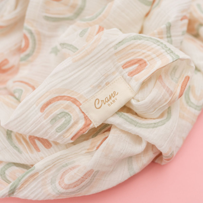 Parker 2-pc. Swaddle Set (butterfly/rainbow)
