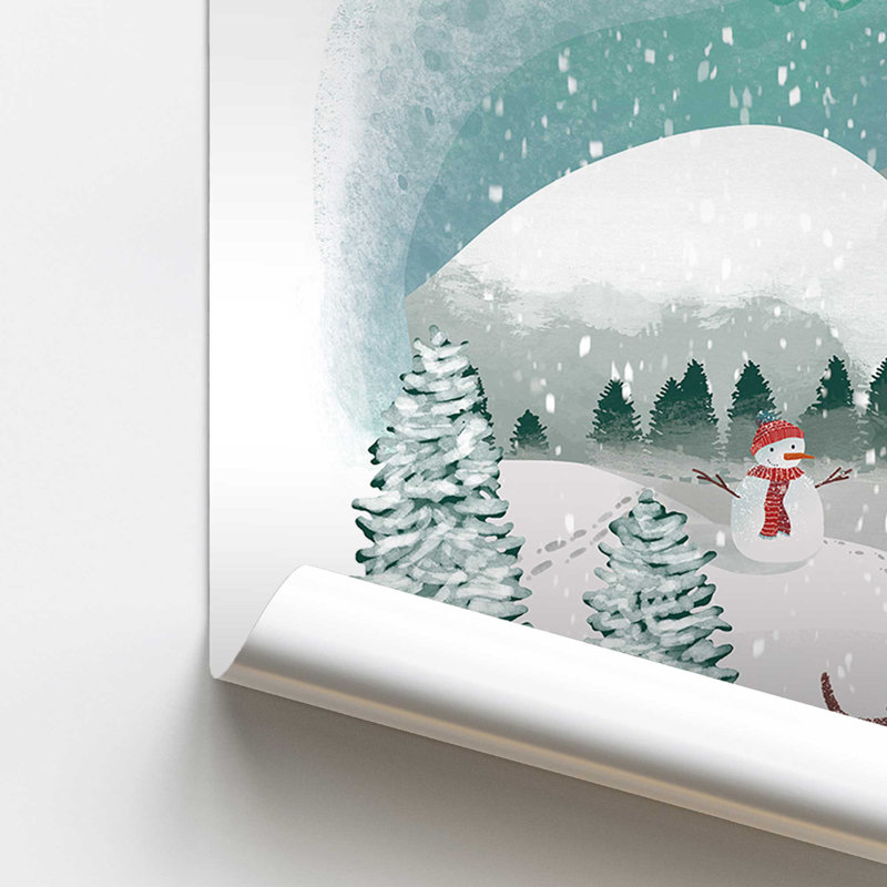 Rustic Winter Wonderland, reproduction encadrée, Papier, H 16 po x l 20 po x P 0,1 po