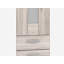 Beach 3 Door Manufactured Wood Wardrobe