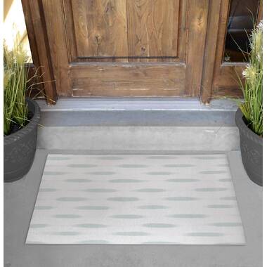George Oliver Erasmus Non-Slip Geometric Outdoor Doormat