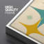 Reproduction d'art mural Mid-Century Starburst Atomic-124795366-124795369