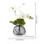 Arrangement de fleurs artificielles dans un vase-1899040057