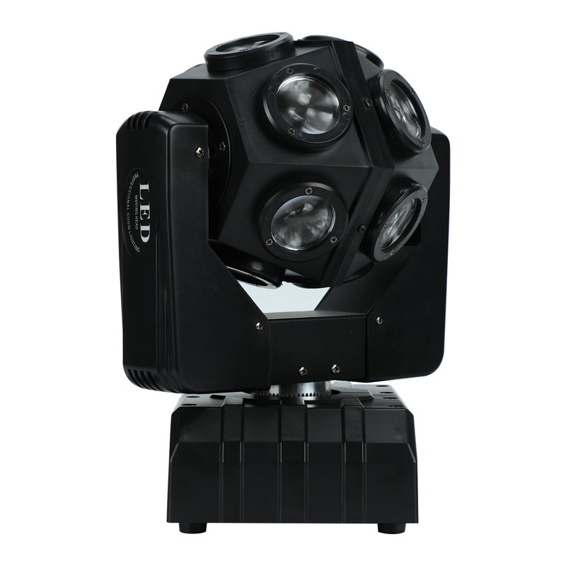 Lumière de lavage de scène disco à DEL 12 lumières RVB Saco