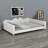 Upholstered Daybed With Cloud-Shaped Backrest-2052757993-2052757992