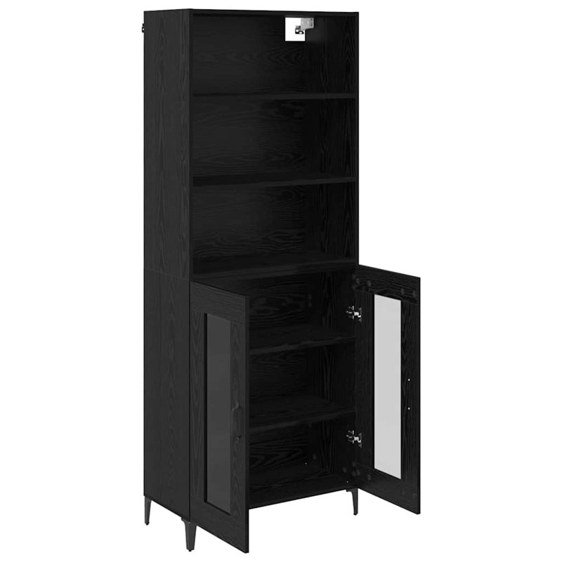 69.5cm Sideboard, Black Oak