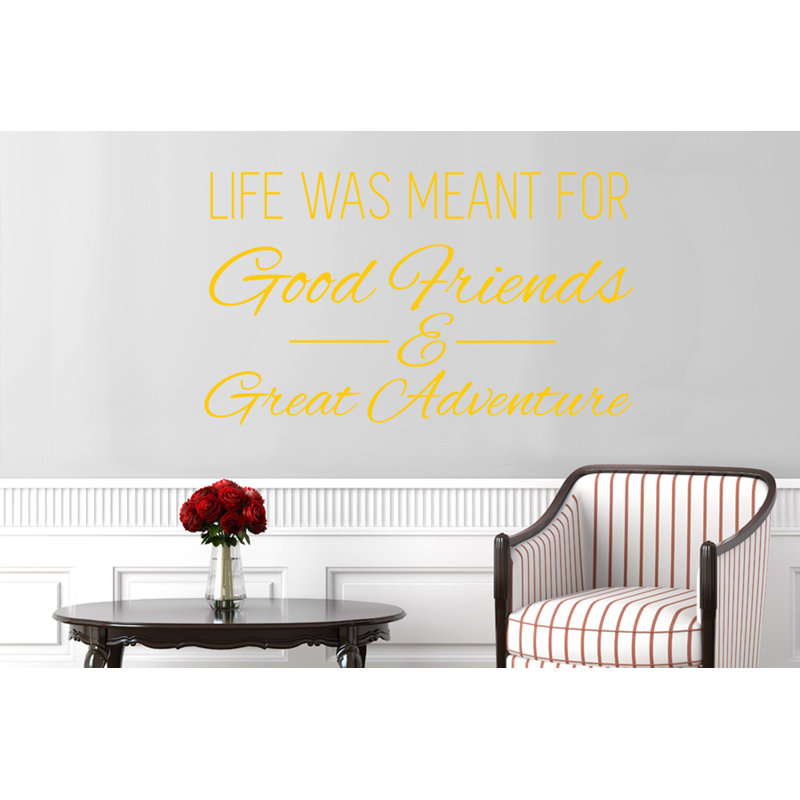 Wall Decal, Large, Dark Yellow