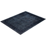 Overdyed One-of-a-Kind 8' 2" X 10' 2" Hand Knotted Area Rug