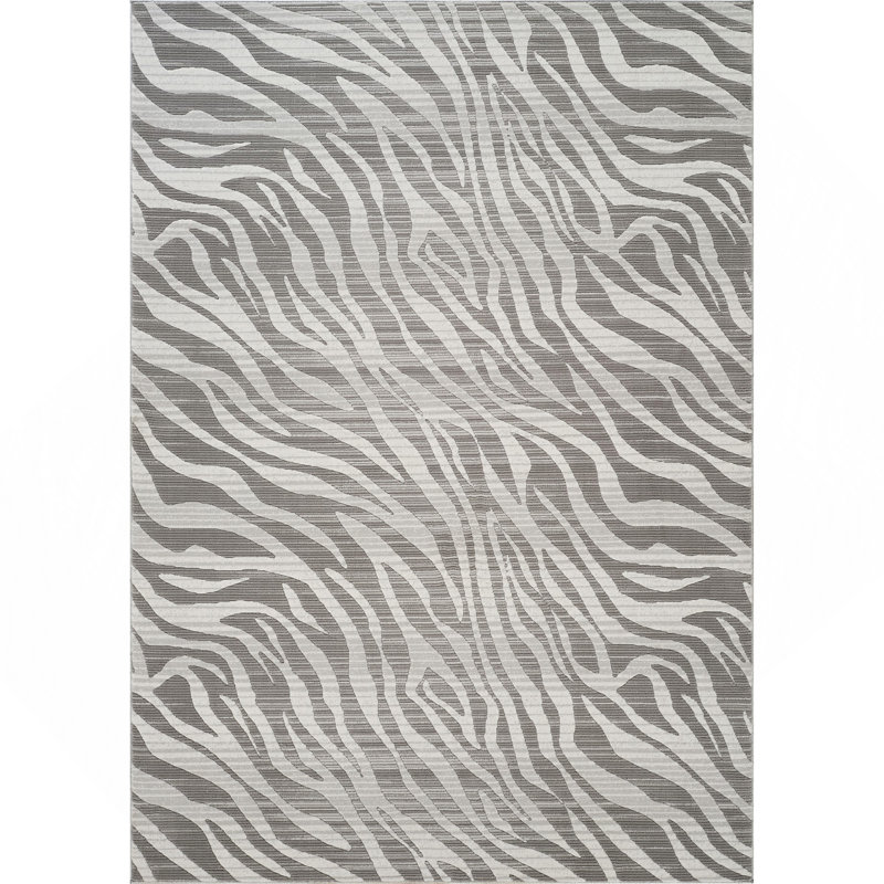 Pavillon de jardin gris 3 po X 7 pi 3 po Tapis, Rectangle 5 pi 3 po x 7 pi 3 po
