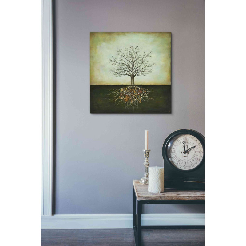 «Strung Together» par Duy Huynh, impression sur toile tendue, H 18 po x l 18 po x P 1,5 po