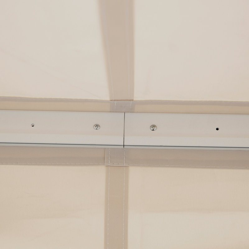 Auvent de patio rétractable, Beige