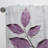 Purple Leaves Plum Precision - Leaves Curtain - Room Darkening Floral Curtain - 1 Panels-107567682