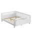 Lit plateforme double en bois de pin massif Classic Classic l 57,6 po x P 78,7 po x H 24,2 po