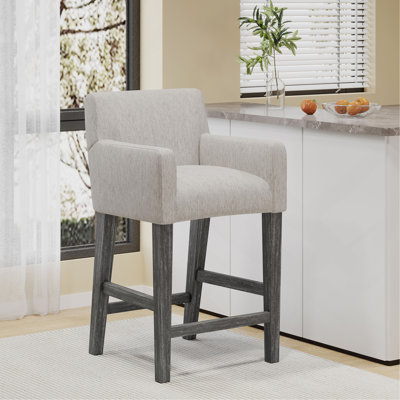 Tabouret de comptoir rembourré de 26 pouces