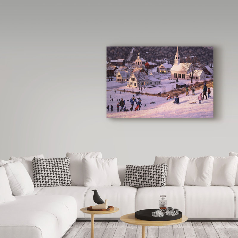 Reproduction sur toile tendue flyers Domnik, H 22 po x l 32 po x P 2 po