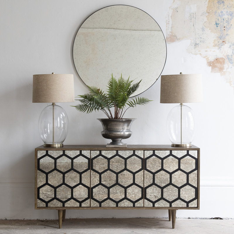 Falaq 160cm Solid Wood Sideboard