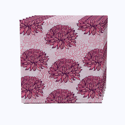 Cotton Floral Square Napkin