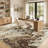 6x9 Area Rugs Living Room Rug Washable Marble Pattern Rug Non Slip Soft Carpet Indoor Floor Carpets for Bedroom Dining Room Office Brown-1175039221-1175039755