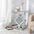 Amla Rectangular Glass End Table