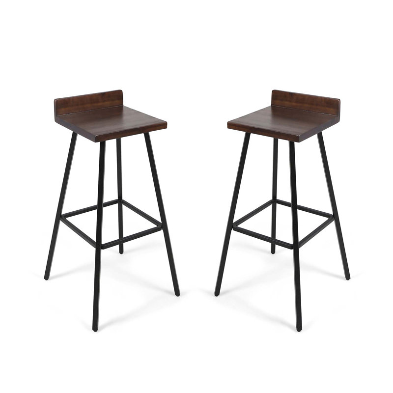Tabourets à hauteur de comptoir pour la maison, le bar et le café, Brun