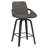 Georges Modern Fabric & Bentwood  26" Counter Stool w/Swivel, Set of 2-1008304-1008303