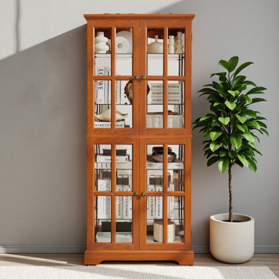 68.7"H LED Curio Display Cabinet