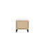 Table de chevet recouverte de faux marbre de style chêne gris foncé rustique, 23 po x 15 po 23 po avec plateau, pouces x 15