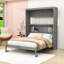 Armoire lit escamotable Murphy avec tablettes intégrées-106950507-106950512