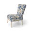 Chaise d'appoint rembourrée Classic Blue Harmony Bouquet