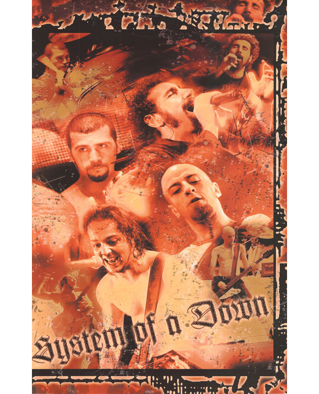 System of a Down, 24" H x 16" W