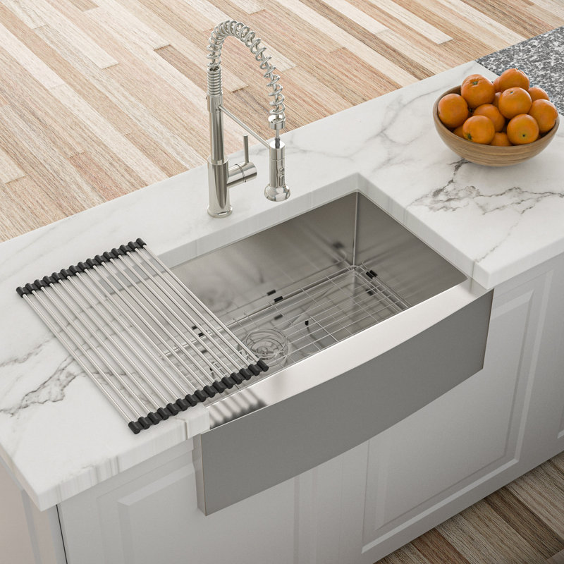 Évier de cuisine Farmhouse, évier de cuisine en acier inoxydable