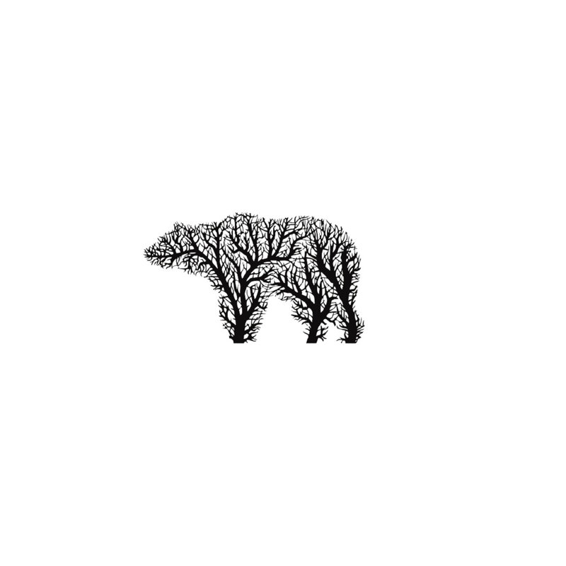 Anders Wall Décor, 59cm H x 100cm W x 2cm D, Black