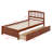 Platform Bed With Two Drawers And Headboard