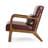 Bradley Faux Leather Armchair-2038384854