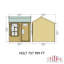 Holt 7 ft x 7 ft Shiplap Shed