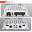 Pyle Hydra Marine Amplifier - Amplificateur audio 4 canaux 400 watts de la série Elite, imperméable, 12 volts, double alimentation MOSFET, commandes de niveau de gain, entrée stéréo RCA et indicateur DEL - PLMRA400
