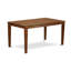 Ensemble de salle à manger 5 pièces comprenant une table de salle à manger rectangulaire et 4 chaises Parson rembourrées en lin café foncé, 36 x 60 pouces, acajou-13053064-13053060-13053063