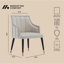 Fauteuil de salle à manger rembourré Eda-1520553515