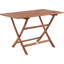 Rectangular Folding Outdoor Dining Table , 120cm cm W 70cm cm D