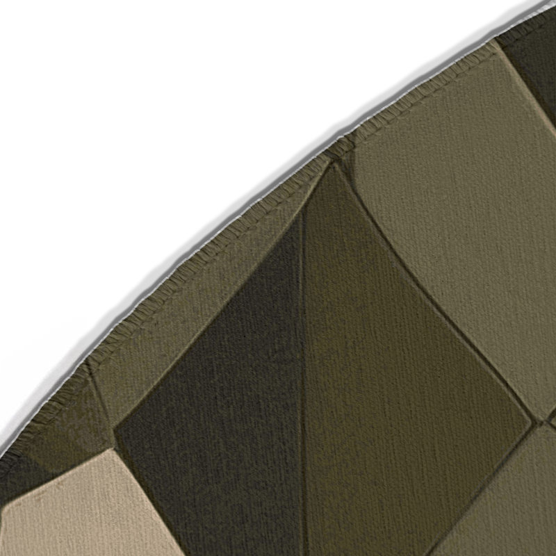 Vector Ridge Indoor And Outdoor Area Rug, Round 5'