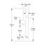 Moulure en polystyrène blanc à impact élevé P 1/2 po x l 3 po x L 78-3 / 4 po