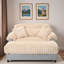 Modern Chaise Lounge Sofa With Two Throw Pillows And Curved Armrest-1261843131