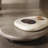 Pebble Shaped Rotating End Table Nesting Coffee Table