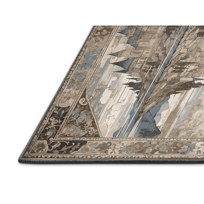 Tapis arqué Horizon, Carré 4 pi