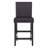 Espresso Finish Velvet 26" Counter Stool-82941331