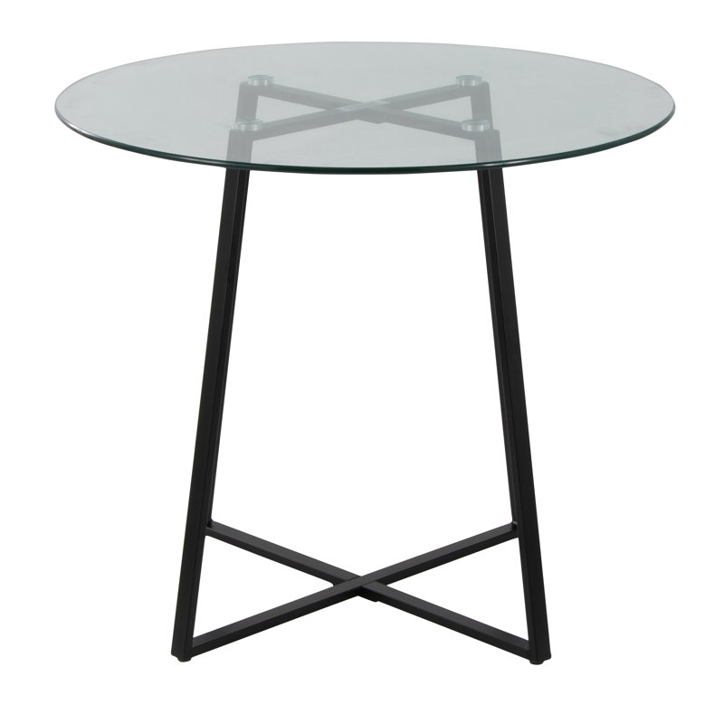 Table de salle à manger Denzer, Noir