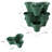 Pure Garden 3-Tier Stacking Planter Tower, Green-2112117234